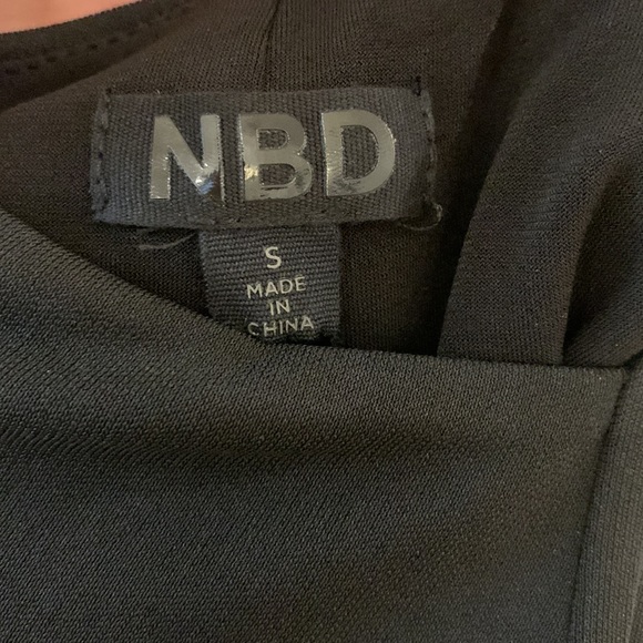 NBD Black Mini Dress - Picture 4 of 5